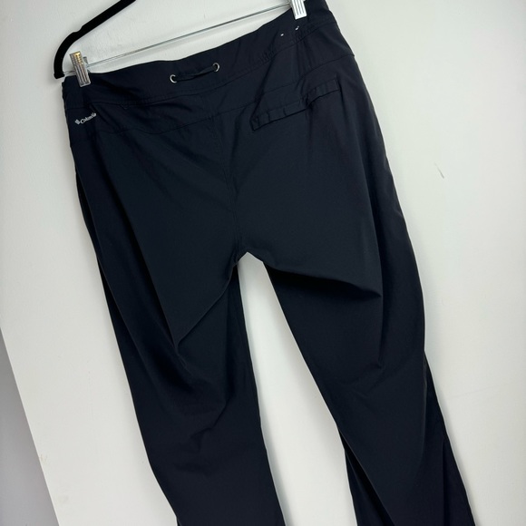 Columbia Womens Anytime Outdoor Boot Cut Pants Sz 12 Black Omni Shield - Picture 15 of 16